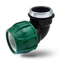 Колено компрессионное (угол) Poelsan 20 x ½" с внутренней резьбой