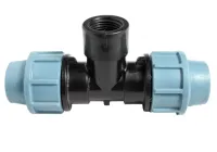 Тройник компрессионный Unidelta 25 х ¾" х 25 с внутренней резьбой