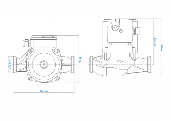 Насос Джилекс «ЦИРКУЛЬ» 25/80  PREMIUM