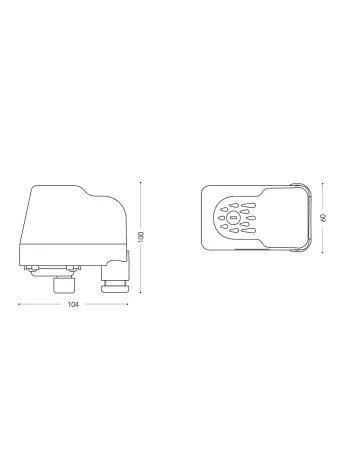 Реле давления Italtecnica PM/5G без шкалы