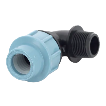 Колено компрессионное (угол) Unidelta 25 х 1" с наружной резьбой