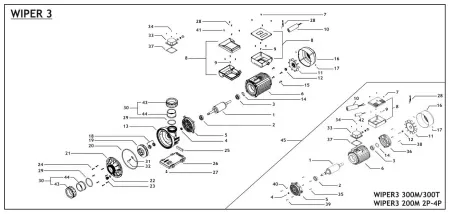 Насос для бассейн ESPA WIPER3 200M 2P4P