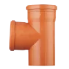 Тройник VALFEX 87.5⁰ градусов 110-110 для наружной канализации