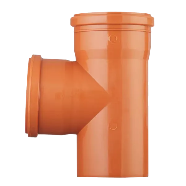 Тройник VALFEX 87.5⁰ градусов 110-110 для наружной канализации